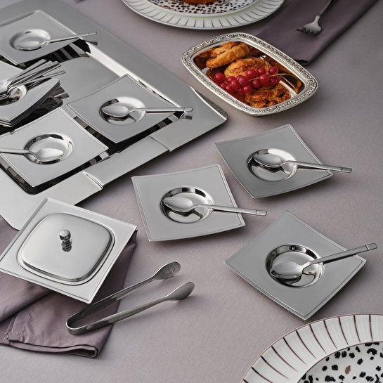 Jumbo Danica 28 Parça Krom Çay Seti