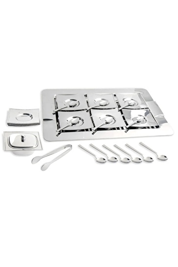 Jumbo Danica 28 Parça Krom Çay Seti