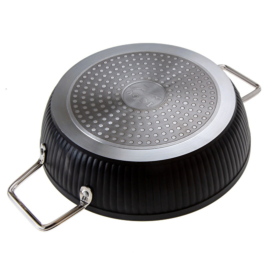 Jumbo Dublin Black İndüksiyon Tabanlı Basık Tencere 26 cm