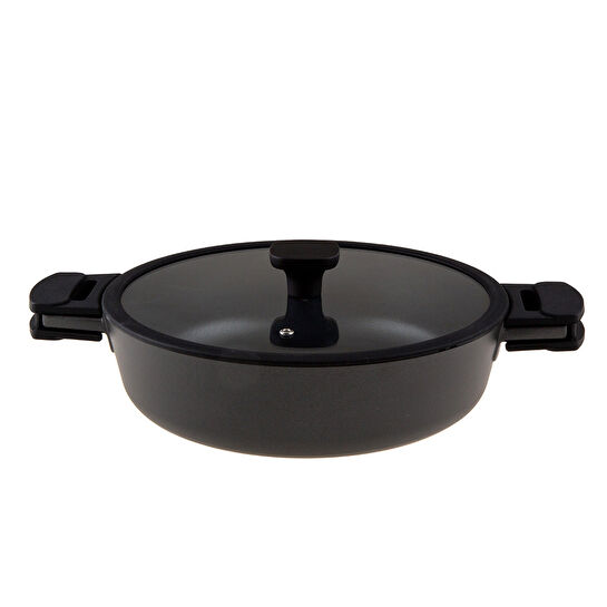 Jumbo Black Cook 7 Parça İndüksiyon Tabanlı Döküm Tencere Seti