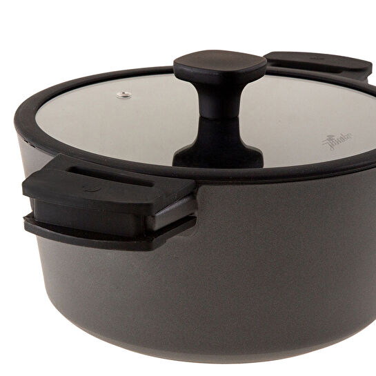 Jumbo Black Cook 7 Parça İndüksiyon Tabanlı Döküm Tencere Seti