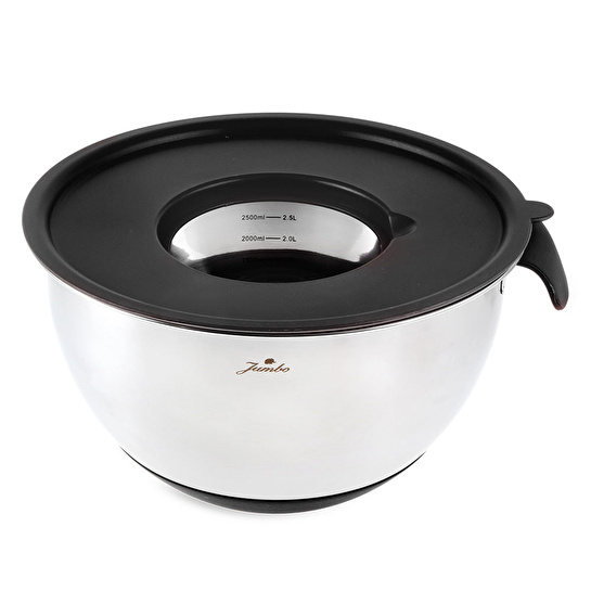 Jumbo Globe Plus 3'lü Siyah Saklama Kabı