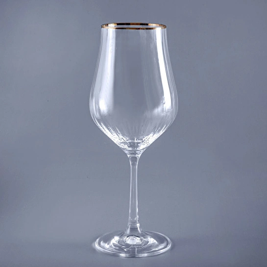 Jumbo Tulipa Platin 6'lı Ayaklı Kadeh 350 ml