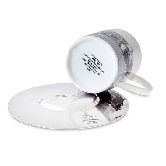 Jumbo X İstanbul Modern Othmar Pferschy-Karşı Kıyıdan Rumeli Hisarın’a Bakış 2 Kişilik Kahve Fincan Takımı