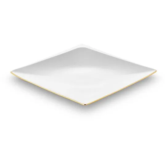 Jumbo Fold Gold 58 Parça 12 Kişilik Kare Yemek Takımı