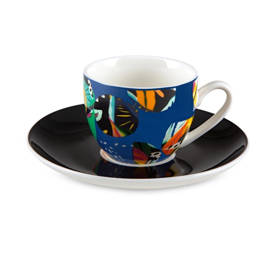 Jumbo Fiori 4'lü Kahve Fincan Takımı 90 ml