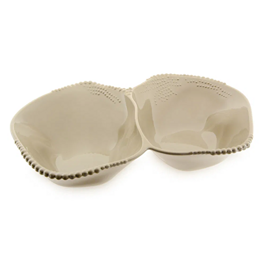 Jumbo Maris Melamin 2 Bölmeli Bej Servis Kasesi 32.6x24.6x7.1 cm