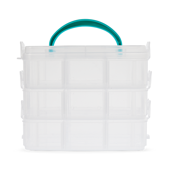 Flying Tiger Copenhagen Bölmeli Plastik Saklama Kutusu Mavi