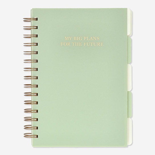 Flying Tiger Copenhagen Bölümlü 150 Yaprak Çizgili A5 Defter