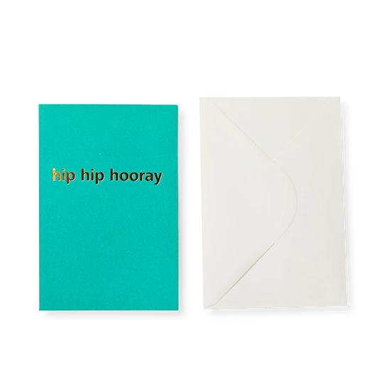 Flying Tiger Copenhagen Yeşil Hip Hip Hooray Kart