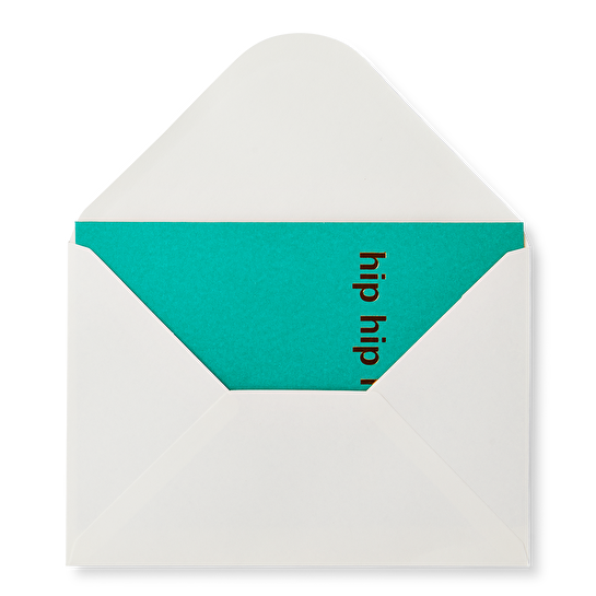 Flying Tiger Copenhagen Yeşil Hip Hip Hooray Kart