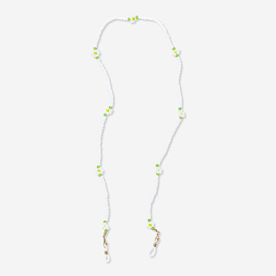 Flying Tiger Copenhagen Beyaz Boncuklu Gözlük Zinciri