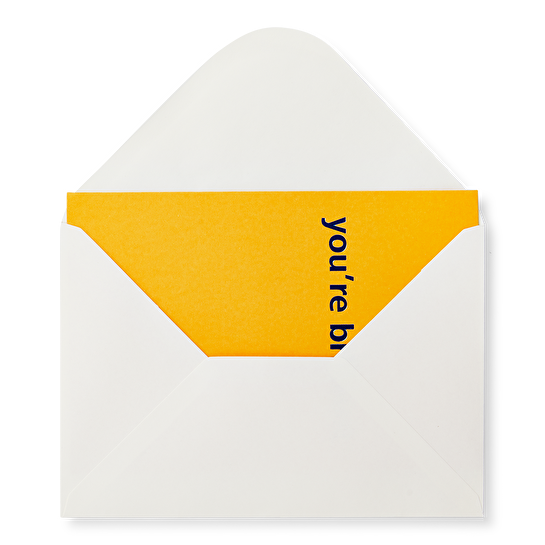 Flying Tiger Copenhagen Sarı You're Brilliant Kart