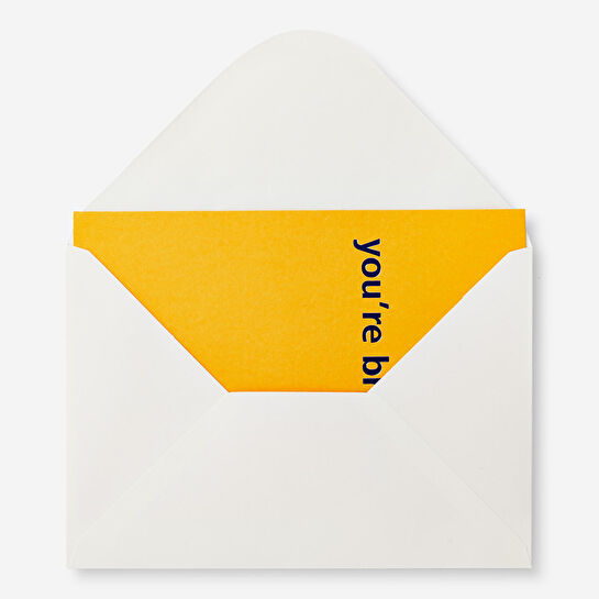 Flying Tiger Copenhagen Sarı You're Brilliant Kart