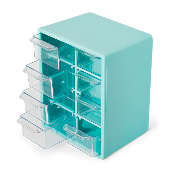 Flying Tiger Copenhagen Çekmeceli Depolama Kutusu Turkuaz