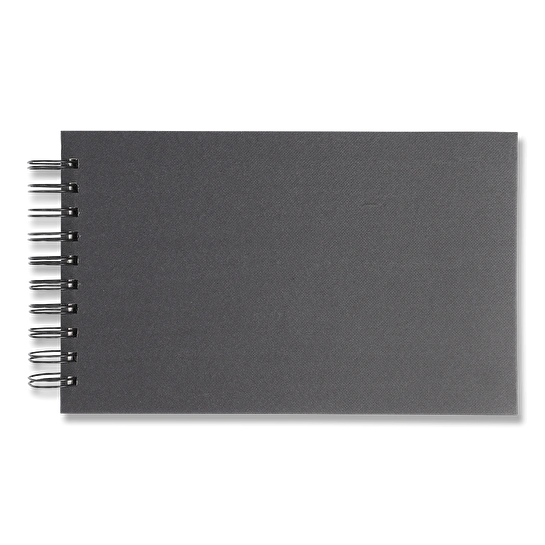 Flying Tiger Copenhagen Spiralli Siyah Eskiz Defteri 14,8 cm x 22 cm