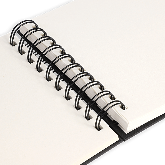 Flying Tiger Copenhagen Spiralli Siyah Eskiz Defteri 14,8 cm x 22 cm