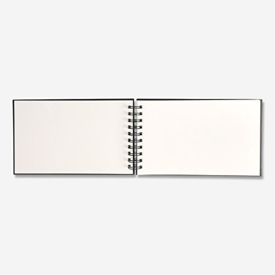 Flying Tiger Copenhagen Spiralli Siyah Eskiz Defteri 14,8 cm x 22 cm