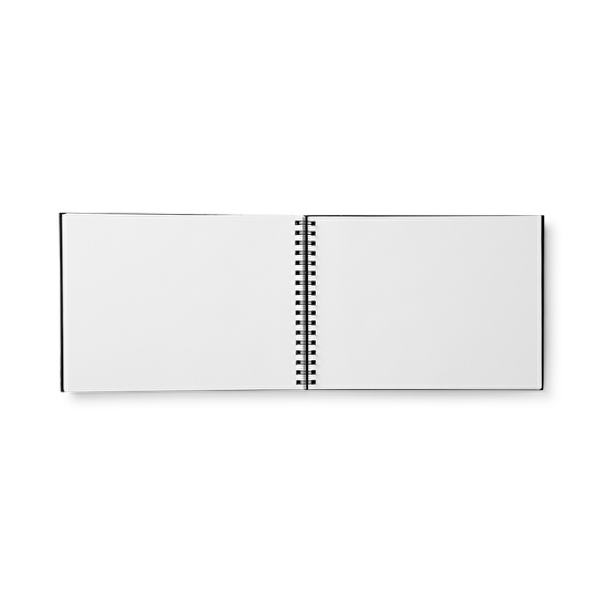 Flying Tiger Copenhagen Siyah Spiralli Eskiz Defteri A4