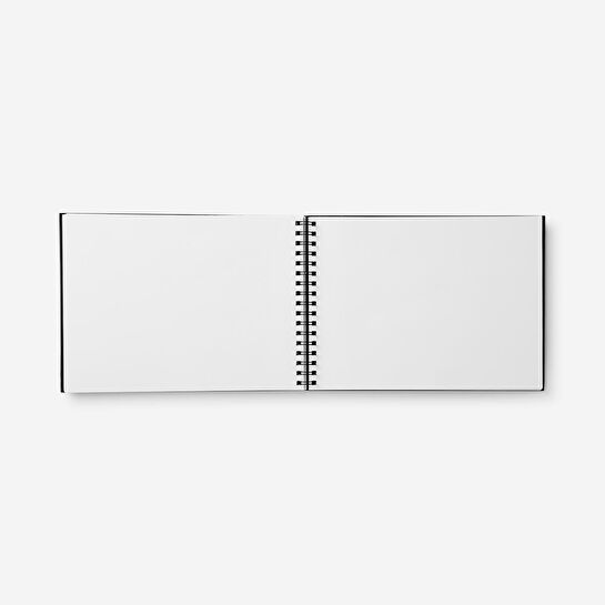 Flying Tiger Copenhagen Siyah Spiralli Eskiz Defteri A4