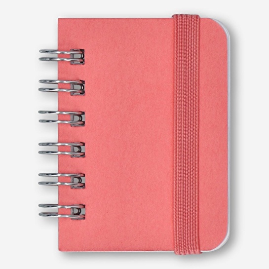 Flying Tiger Copenhagen Mini Pembe Elastik Kapaklı Çizgisiz Not Defteri