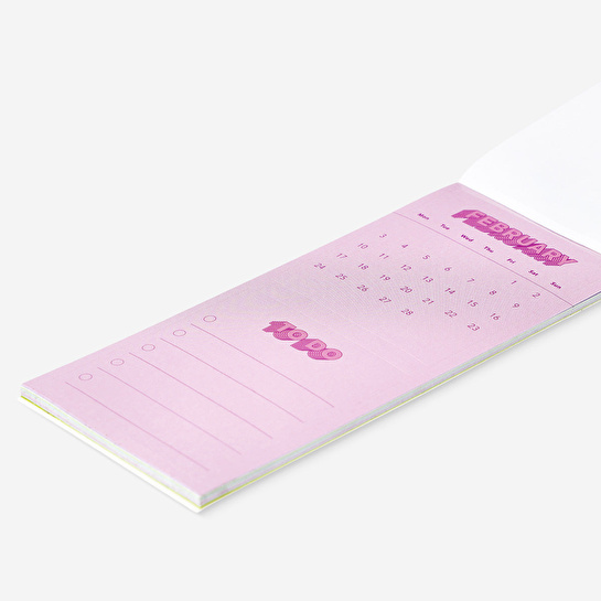 Flying Tiger Copenhagen 2025 Aylık Ajanda Sticker Seti