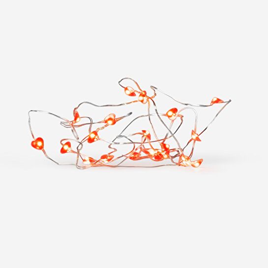 Flying Tiger Copenhagen 20 Kırmızı Kalpli Asma Işık