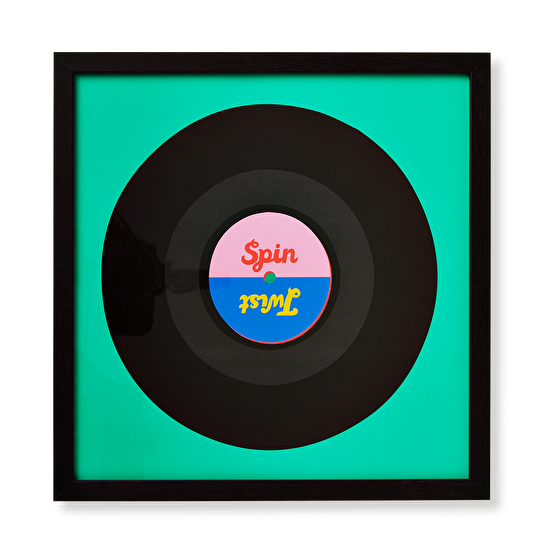 Flying Tiger Copenhagen Siyah Plak Kapağı Çerçevesi