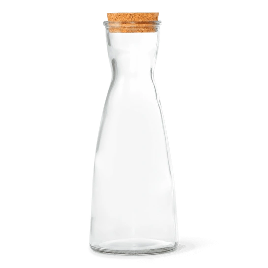 Flying Tiger Copenhagen Mantar Kapaklı Cam Karaf 680 ml