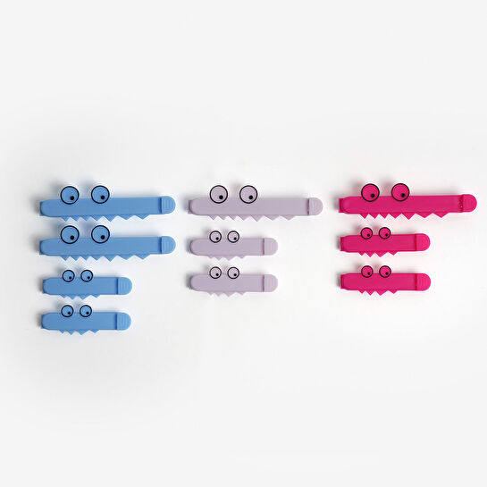 Flying Tiger Copenhagen Timsah Şeklinde 10'lu Klips Seti