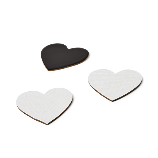 Flying Tiger Copenhagen 3'lü Mini Kalp Kanvas Seti