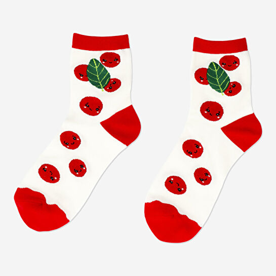 Flying Tiger Copenhagen Pizza Desenli Çorap