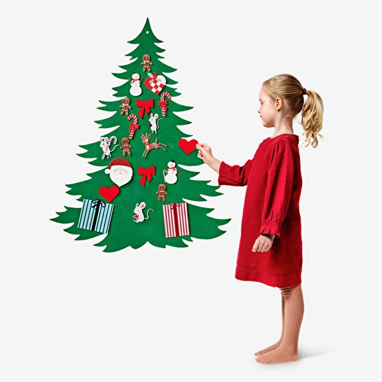 Flying Tiger Copenhagen Kendin Yap Keçe Yılbaşı Ağacı ve Süsü Kiti