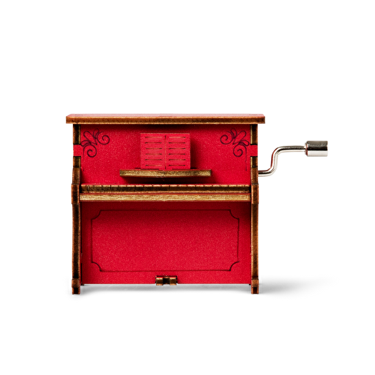 Flying Tiger Copenhagen Yılbaşı Temalı Ahşap Müzik Kutusu