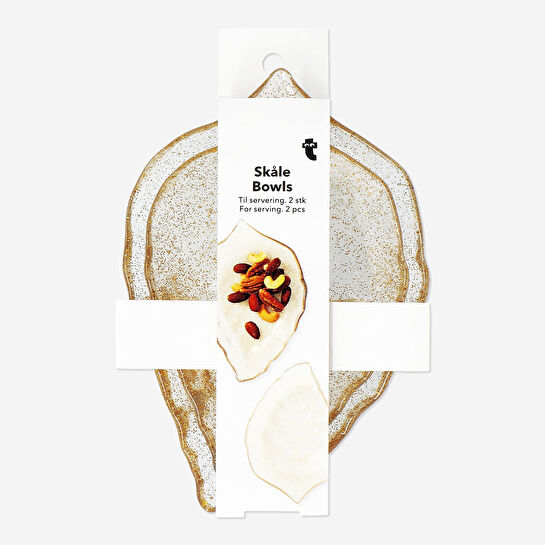 Flying Tiger Copenhagen 2'li Bej Yaprak Şeklinde Kase