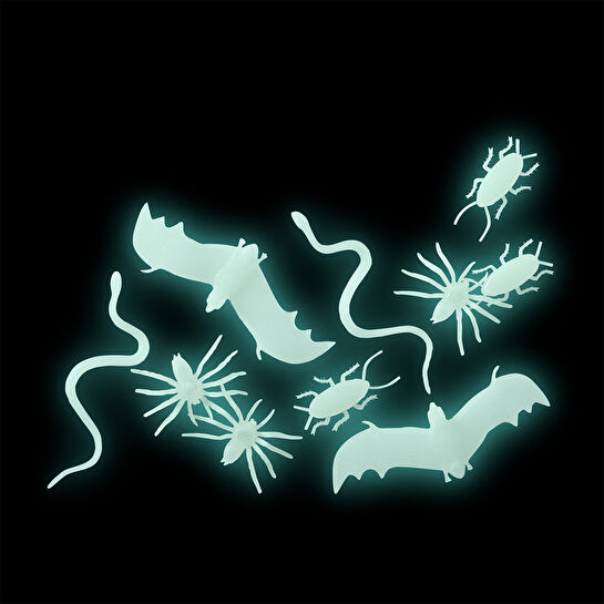 Flying Tiger Copenhagen 12'li Fosforlu Böcek Şeklinde Sticker Seti