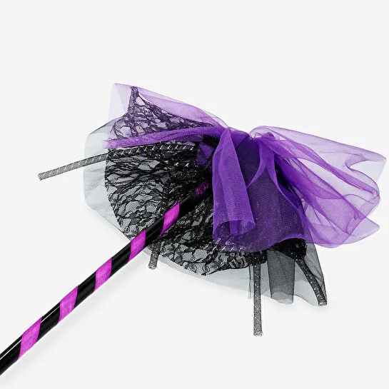 Flying Tiger Copenhagen Mor Cadı Süpürgesi 88 cm x 40 cm