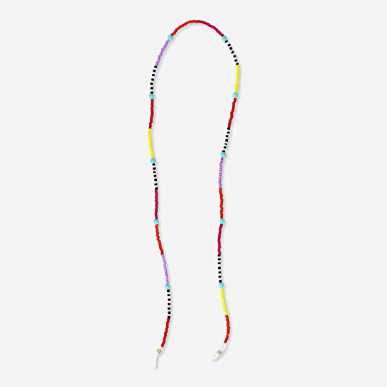 Flying Tiger Copenhagen Çok Renkli Boncuklu Gözlük Zinciri