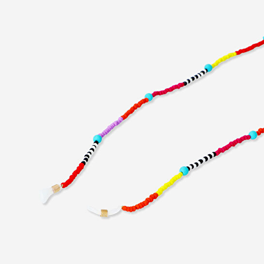 Flying Tiger Copenhagen Çok Renkli Boncuklu Gözlük Zinciri