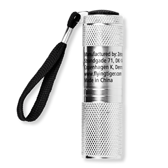 Flying Tiger Copenhagen Gümüş El Feneri