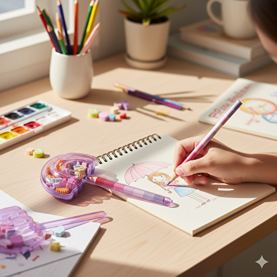 Flying Tiger Copenhagen Gökkuşağı Kutulu Kalem ve Silgi Seti