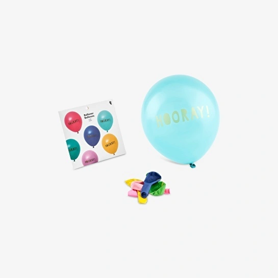 Flying Tiger Copenhagen 6’lı Doğum Günü Balon Seti