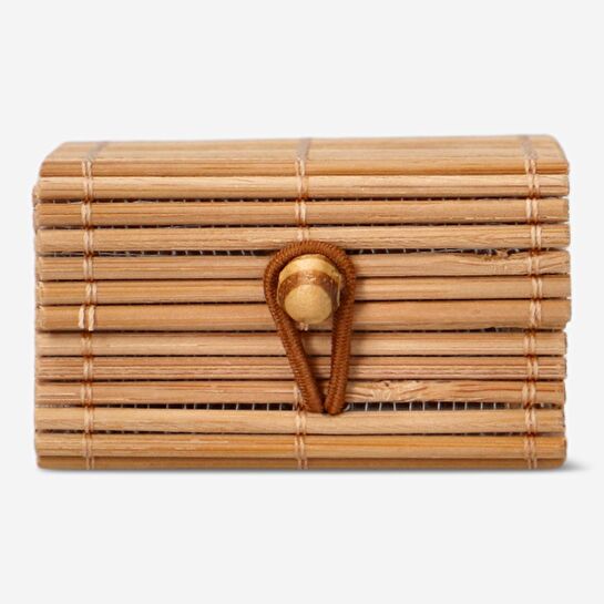 Flying Tiger Copenhagen Bambu Saklama Kutusu 6 x 3,5 cm