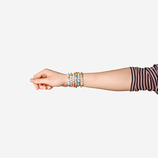 Flying Tiger Copenhagen Kendin Yap Harfli Bileklik Boncuğu Seti