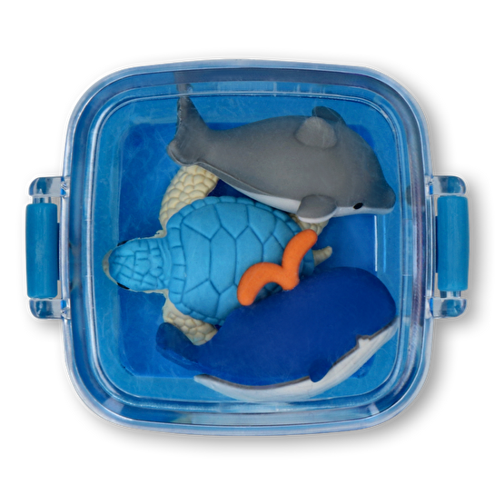 Flying Tiger Copenhagen Mavi Kutulu Silgi Seti