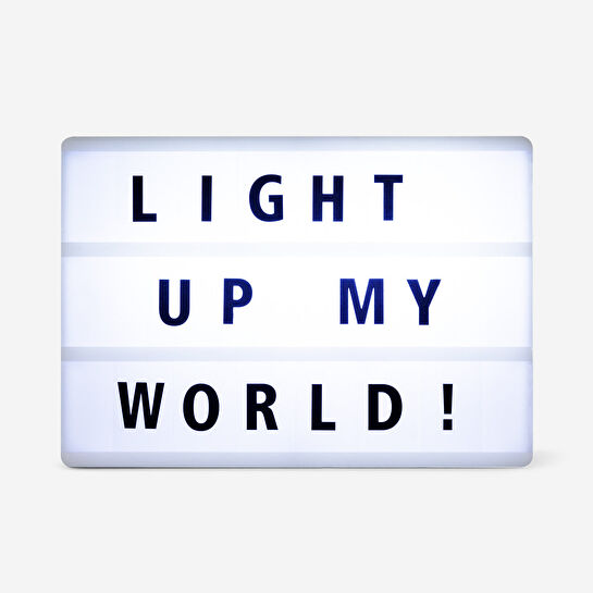 Flying Tiger Copenhagen A6 Led Işıklı Pano