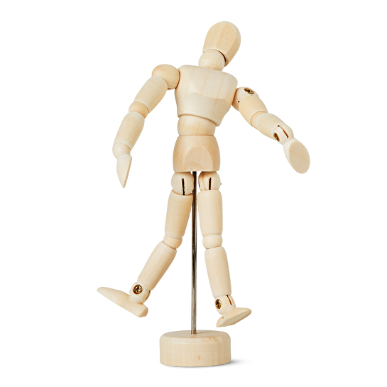 Flying Tiger Copenhagen Ahşap İnsan Modeli 13,5 cm