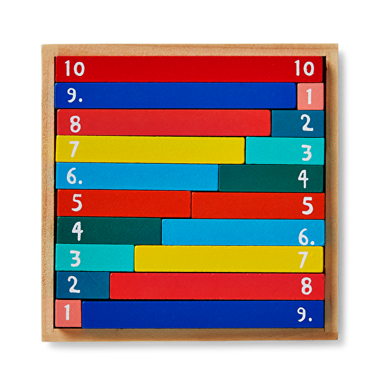 Flying Tiger Copenhagen Sayılı Ahşap Yapboz