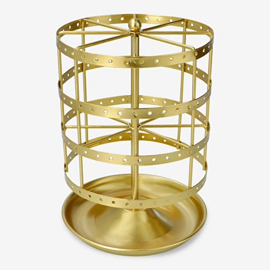 Flying Tiger Copenhagen Altın Rengi Dönen Takı Standı