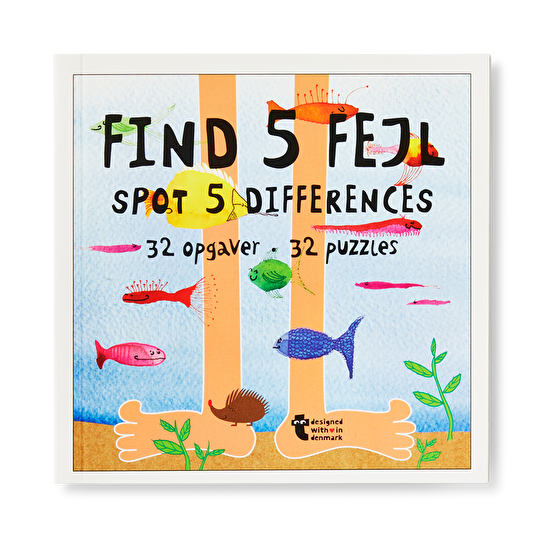 Flying Tiger Copenhagen 5 Farkı Bulma Aktivite Kitabı